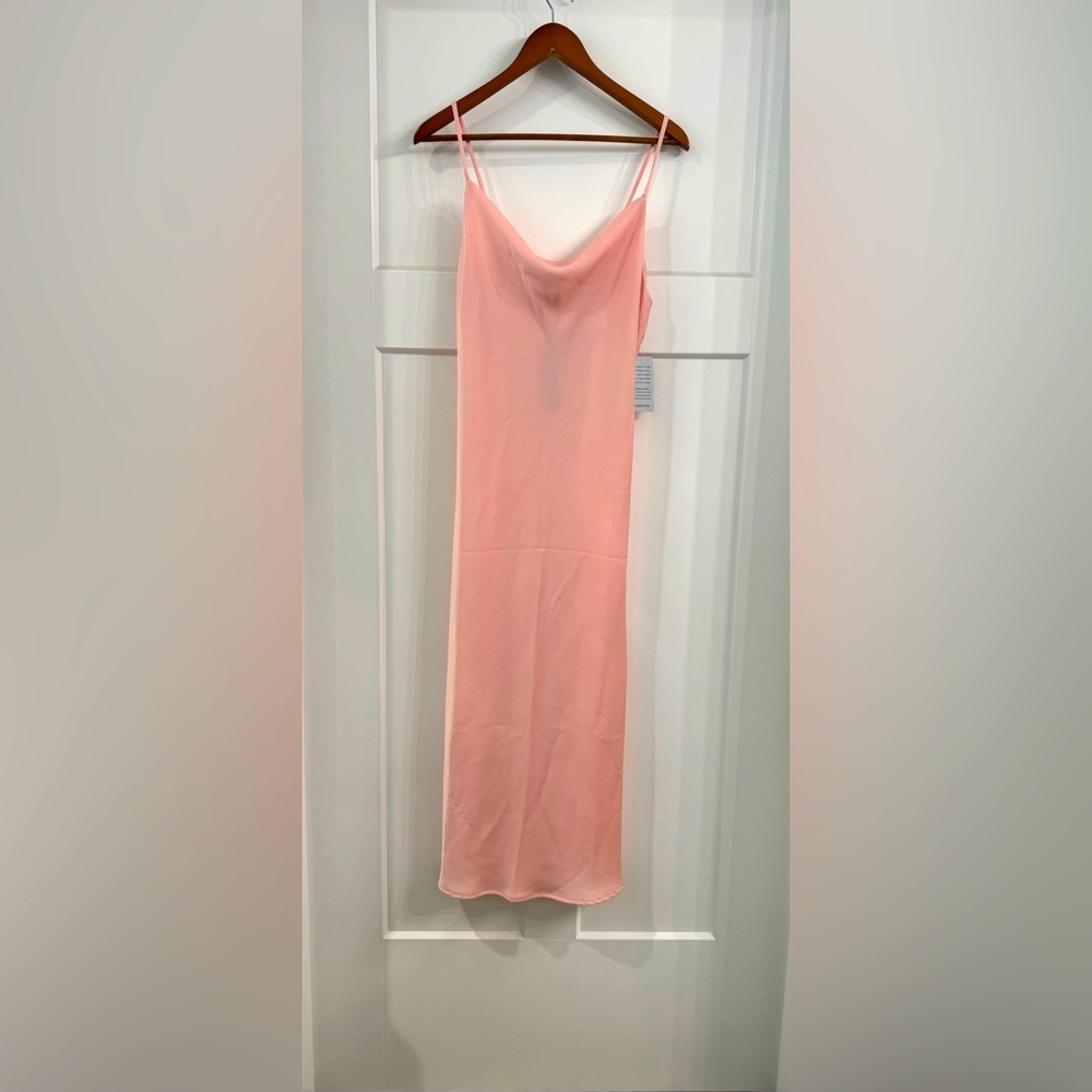 NWT Pink slip dress